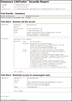 CAS/Tester Screen Shot